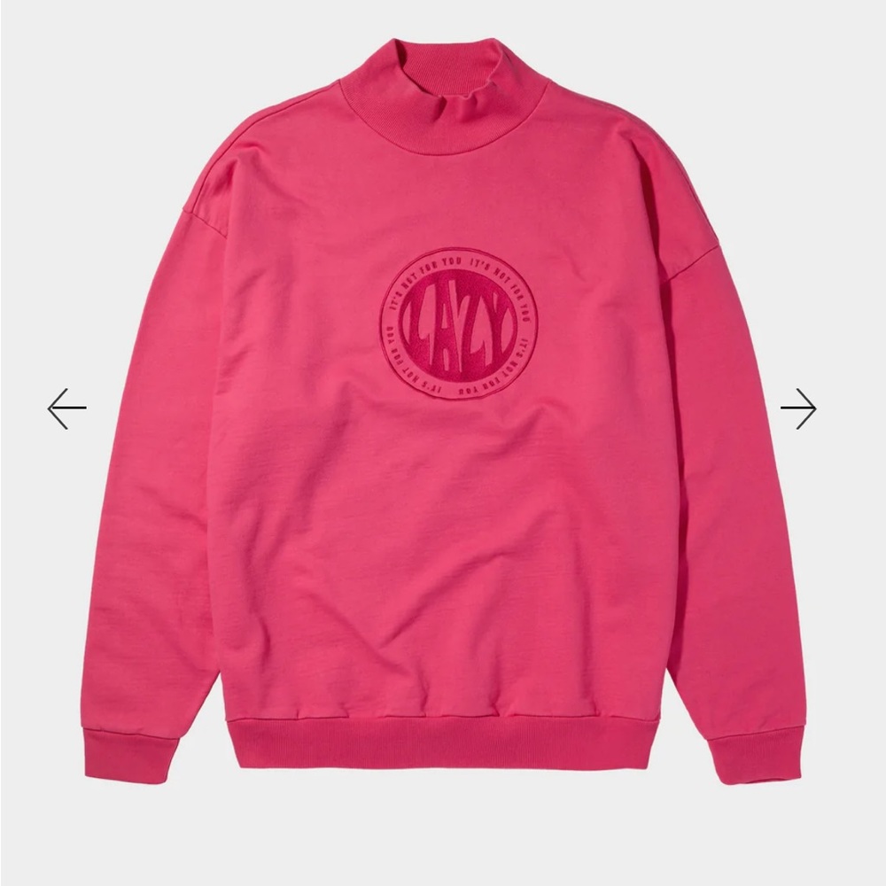 Lazy Oaf “Big Pink Sweatshirt”